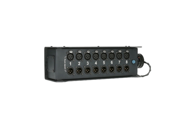 Stagebox audio profesional Klotz TrussLink 8x XLR 3p F||M - RMP 25p M8-channel - single ground